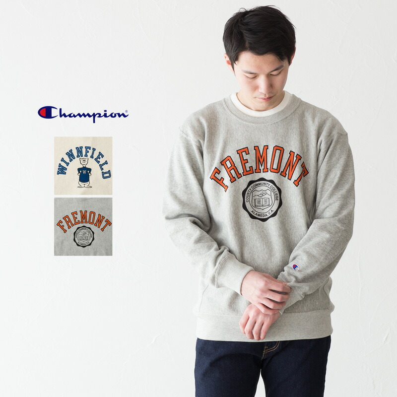 楽天市場】チャンピオン リバースウィーブ クルーネック スウェット