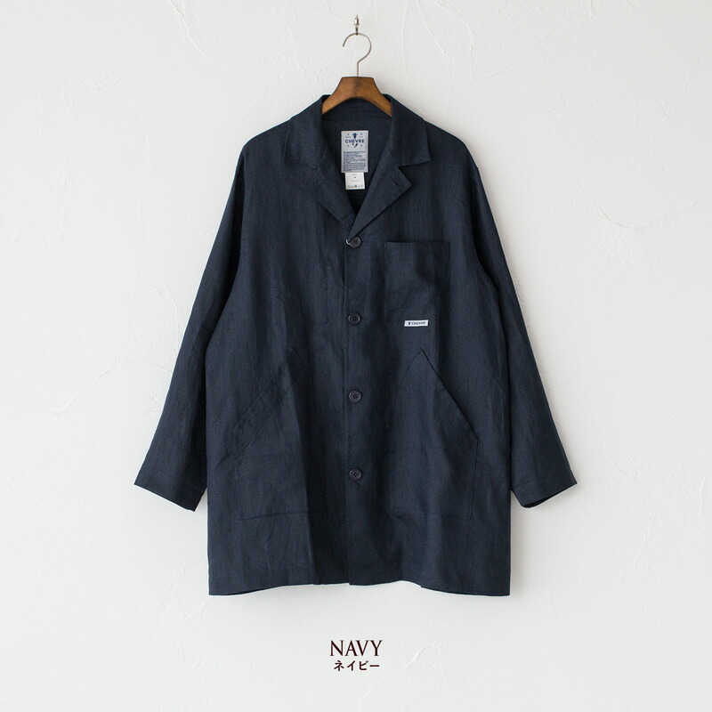 楽天市場】シェーブル リネン アトリエ コート 2003L メンズ