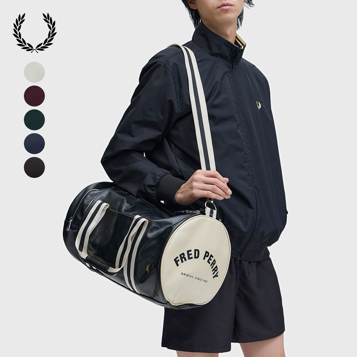 楽天市場】フレッドペリー FRED PERRY クラシック バレル バッグ L7255