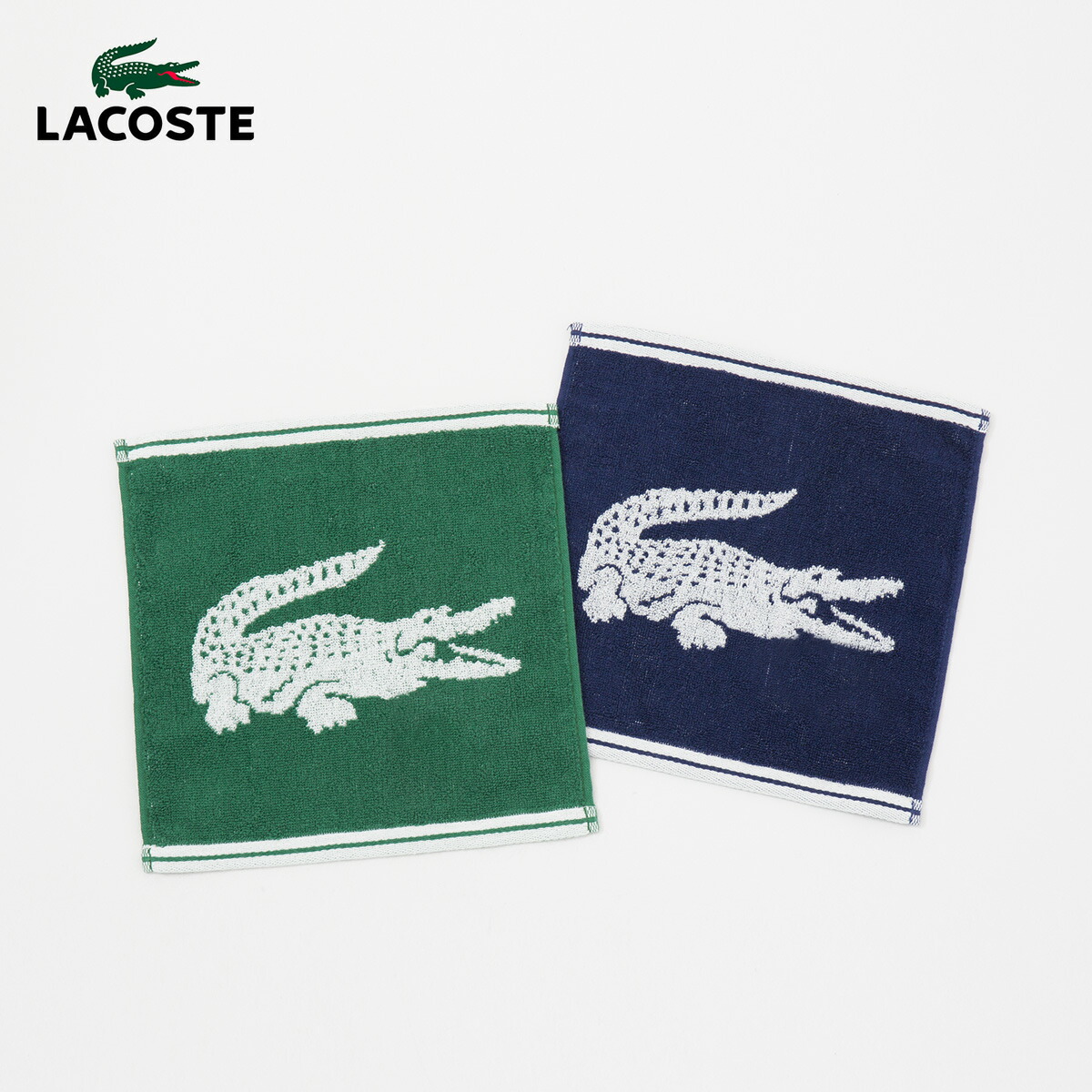 楽天市場】ラコステ タオル ハンカチ LACOSTE クロック タオルチーフ
