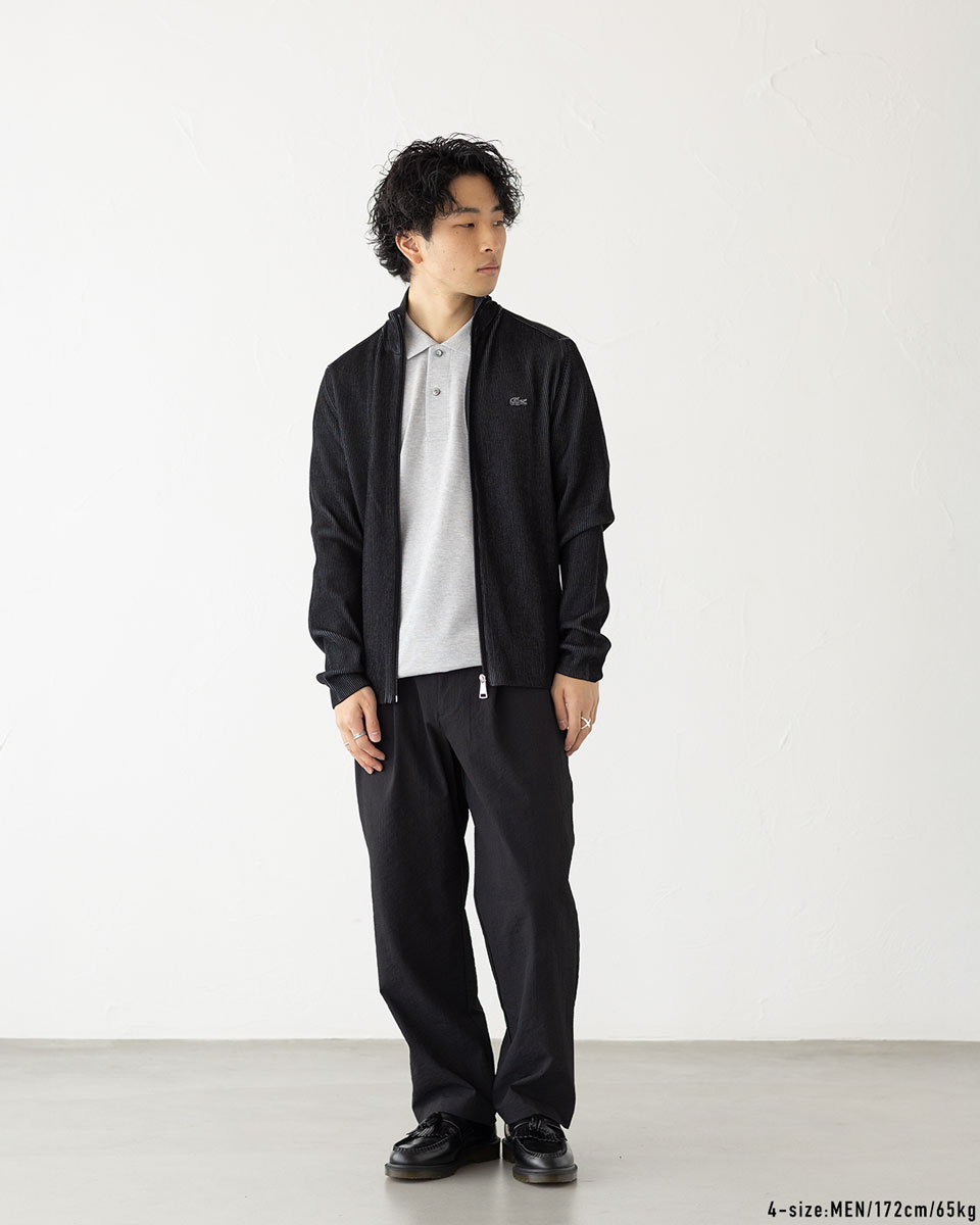 楽天市場】ラコステ リブニットトラックジャケット ドライバーズニット