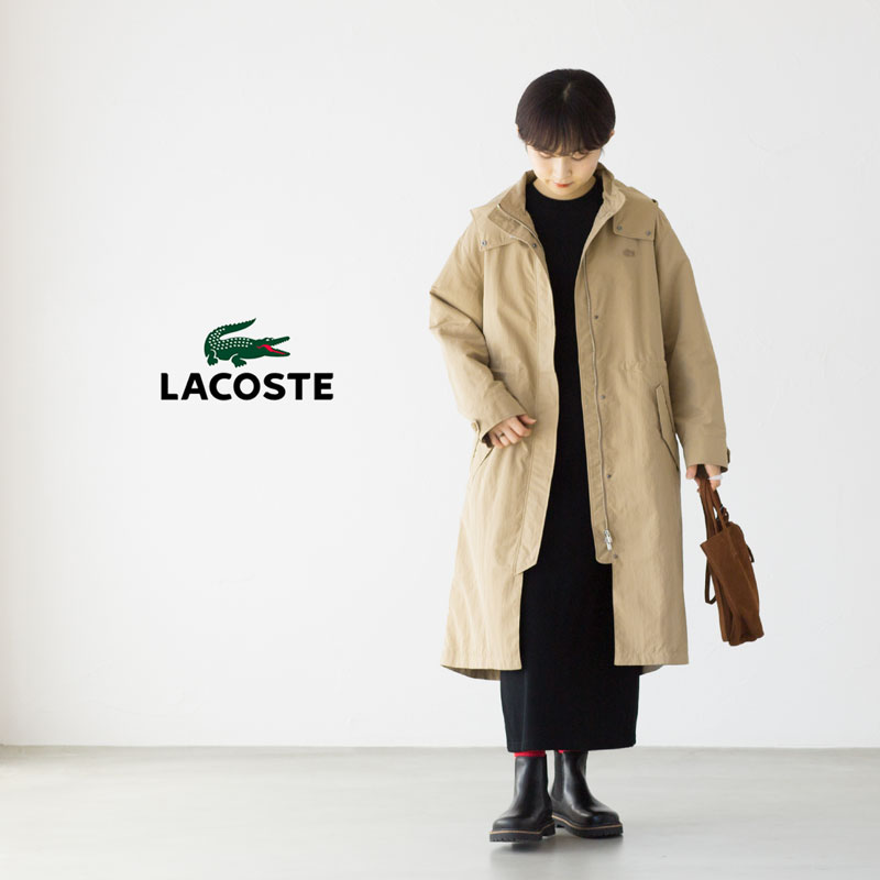 楽天市場】ラコステ 撥水ナイロン ミリタリーコート LACOSTE BF010J-99