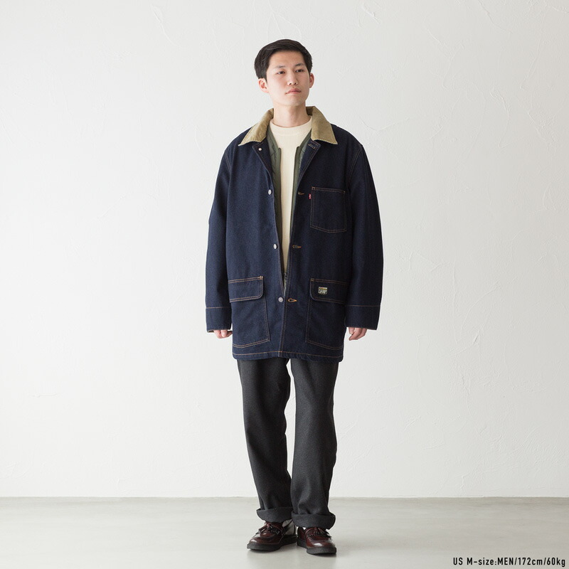 楽天市場】リーバイス チョアコート Levi's Z1859 ダークインディゴ