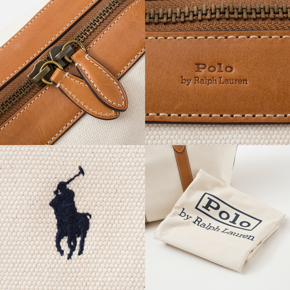楽天市場】ポロ ラルフローレン 巾着付 大容量 ジップ トートバッグ