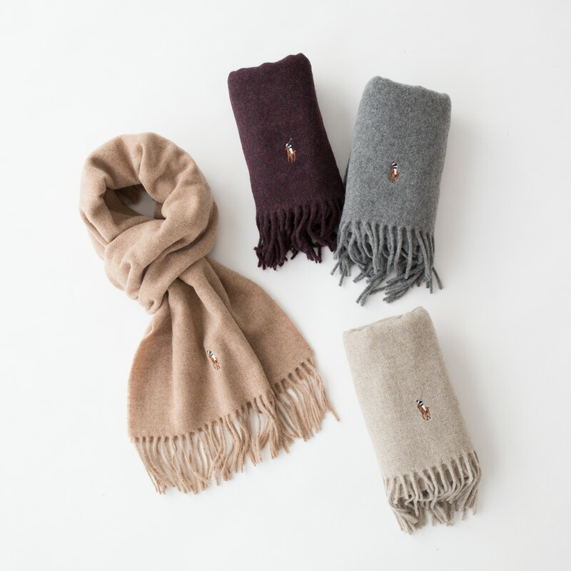 楽天市場】【イタリア製】 ポロ ラルフローレン マフラー POLO