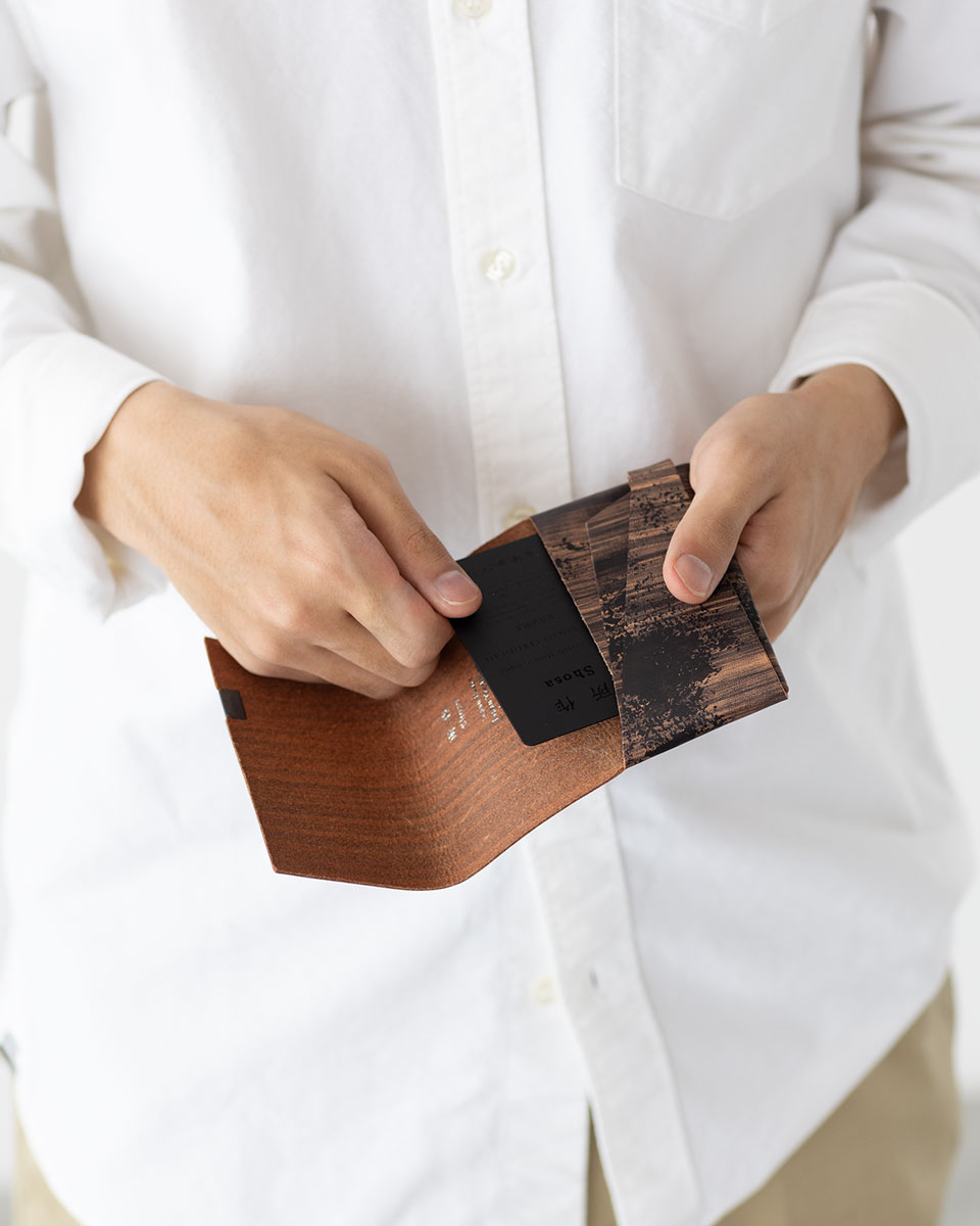 楽天市場】所作 名刺入れ カードケース ハンドペイント 等伯 shosa SHO