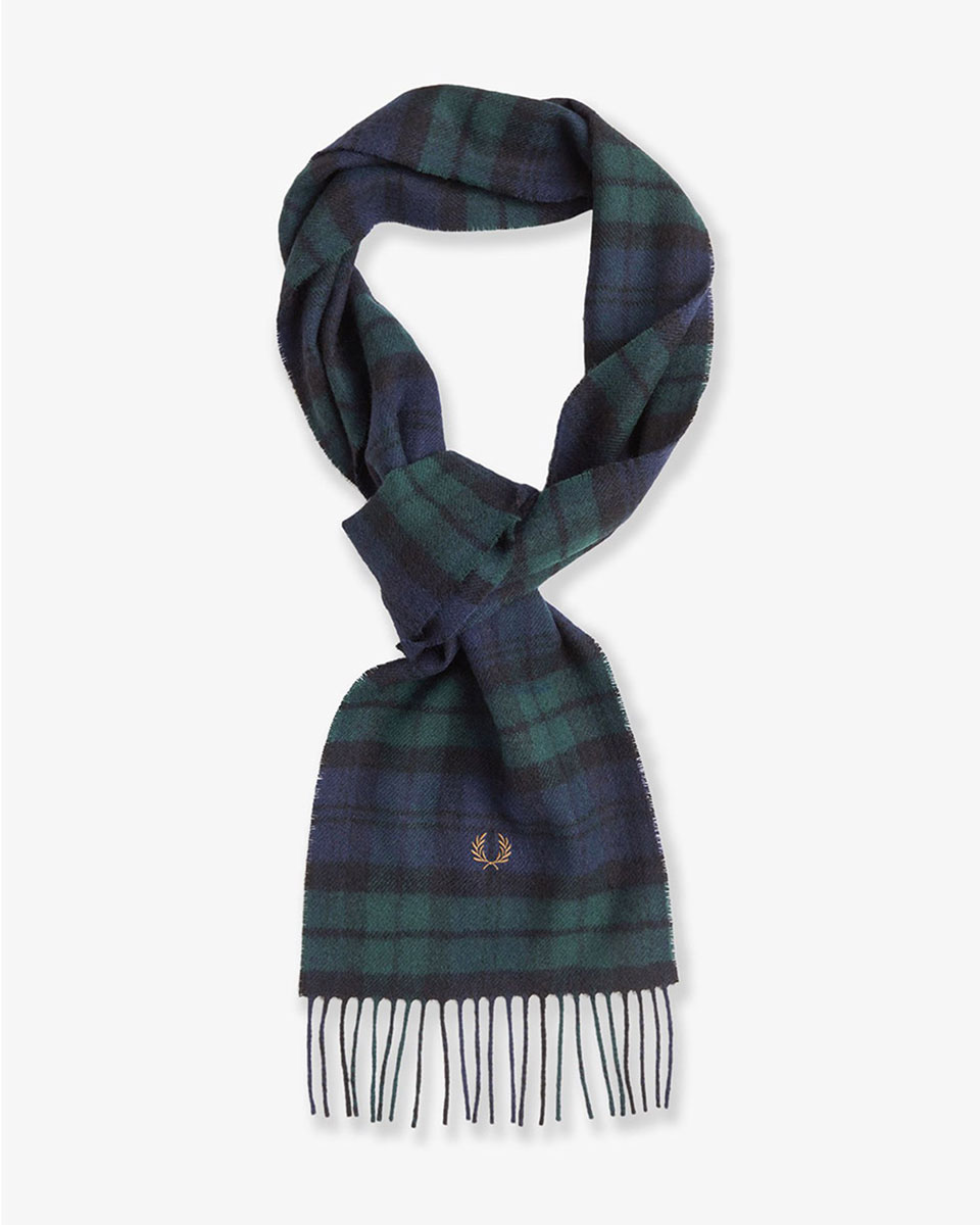 楽天市場】フレッドペリー マフラー FRED PERRY ラムウール タータン