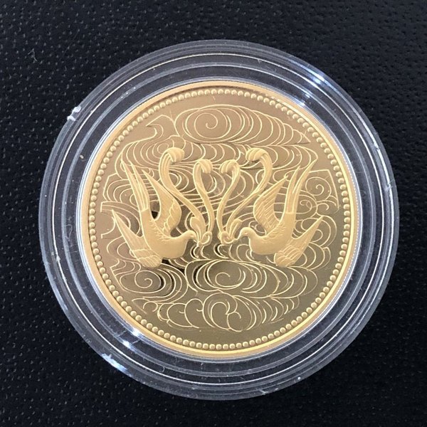 楽天市場】天皇陛下御在位60年記念10万円金貨幣 昭和62年銘プルーフ金