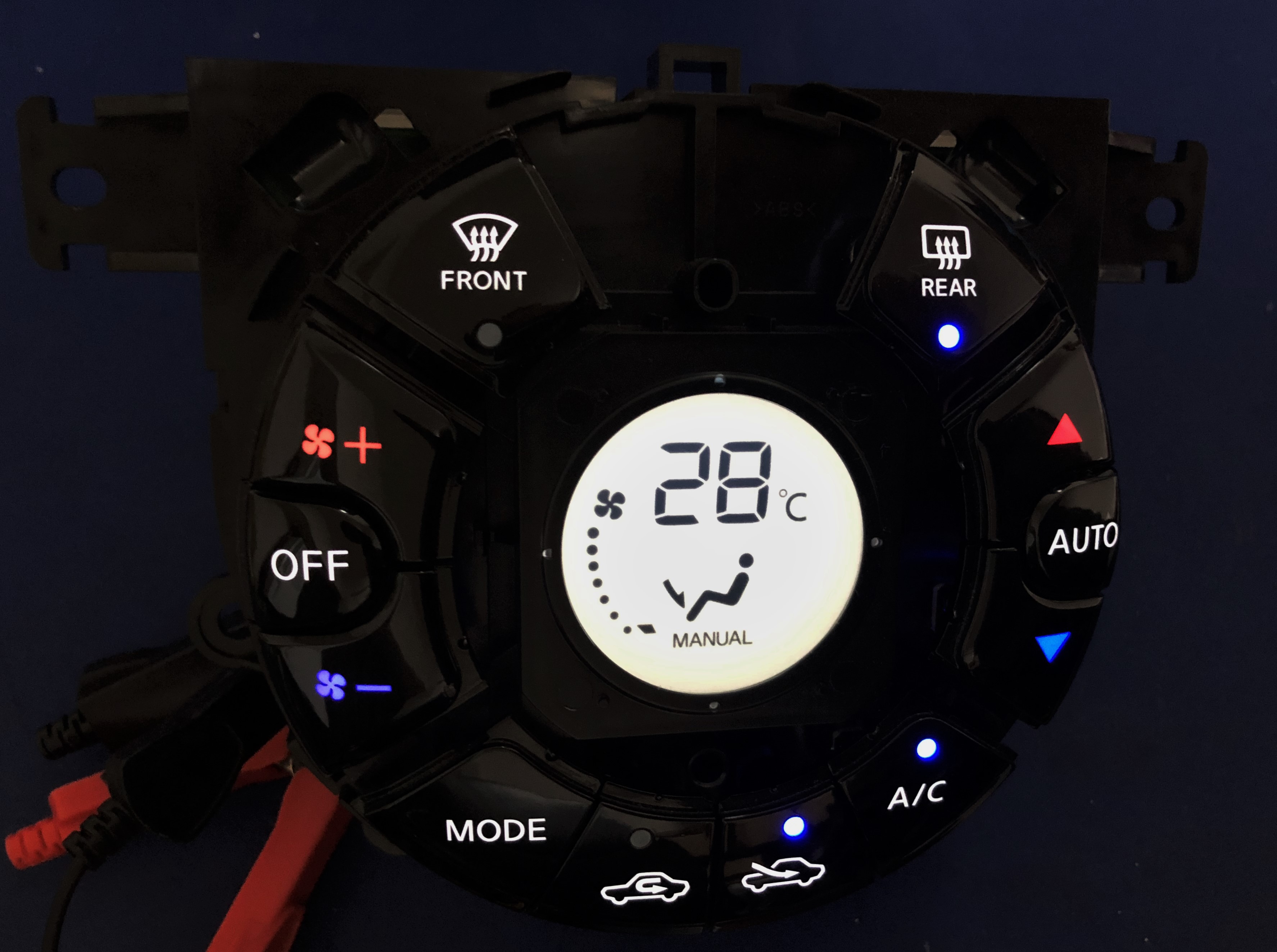 楽天市場】ノート E12 LED打ち換え済み エアコンパネル ☆ : クール