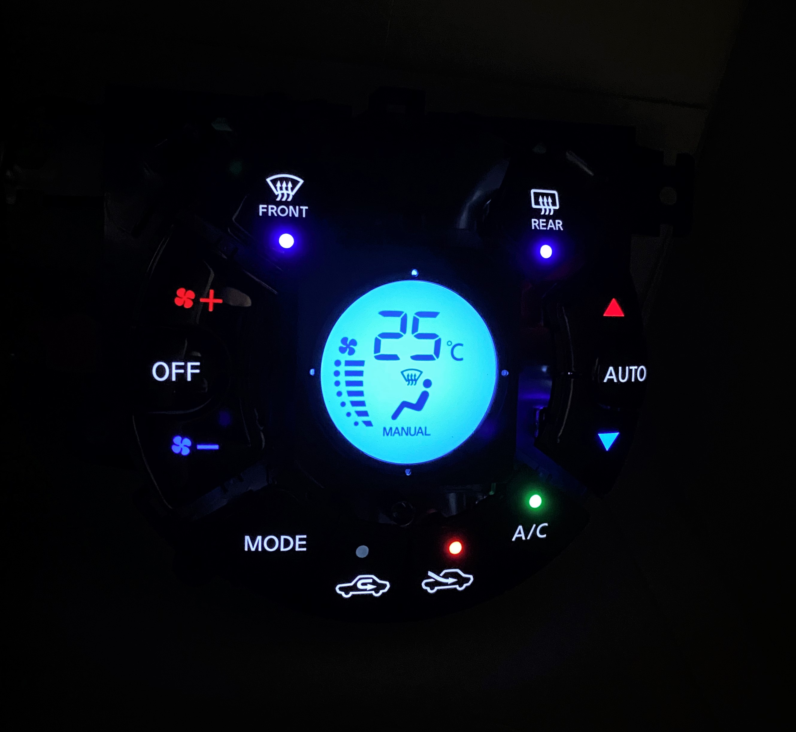 楽天市場】ノート E12 LED打ち換え済み エアコンパネル ☆ : クール