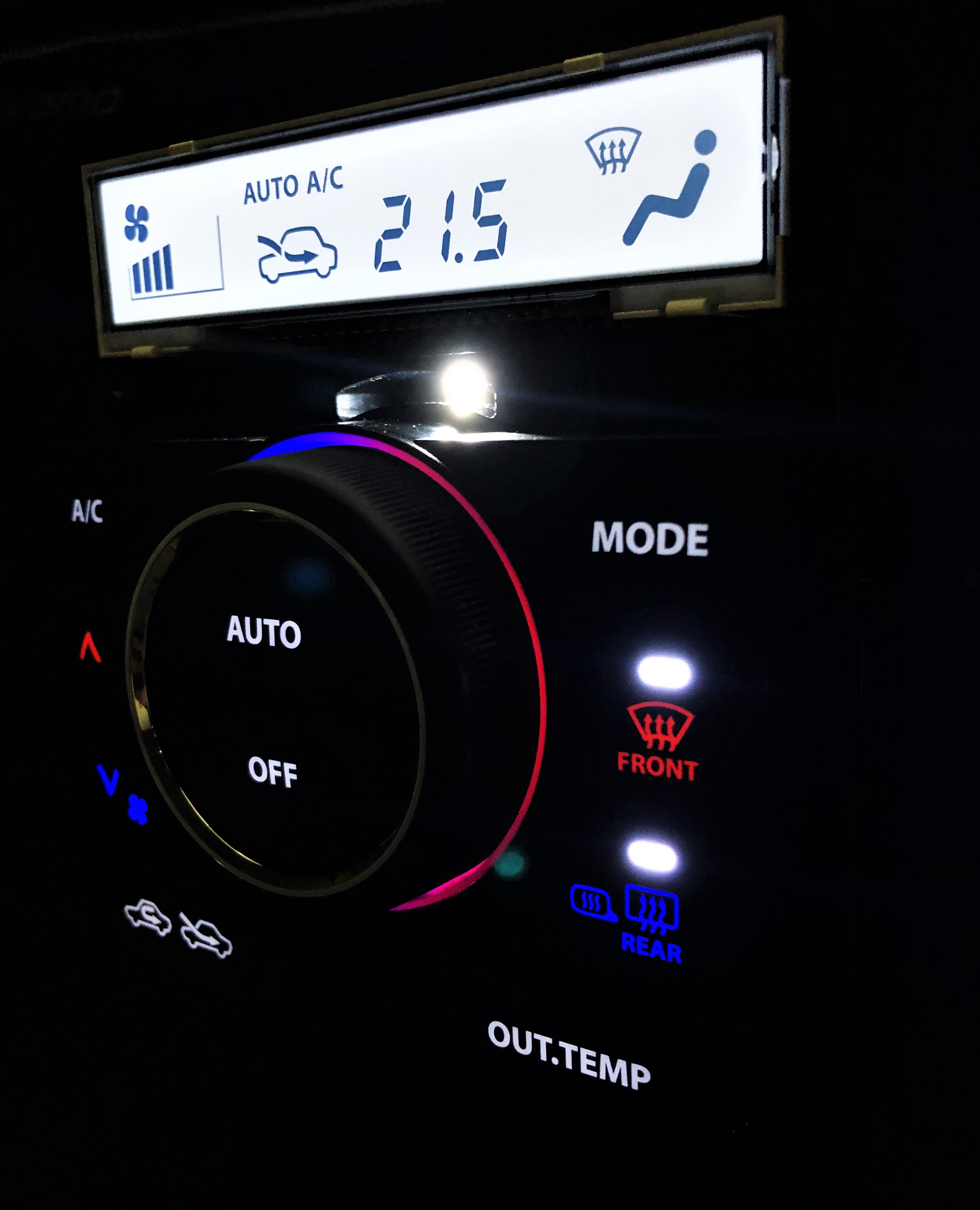 楽天市場】ハスラー MR31S/MR41S LED打ち換え済み エアコンパネル☆ 黒