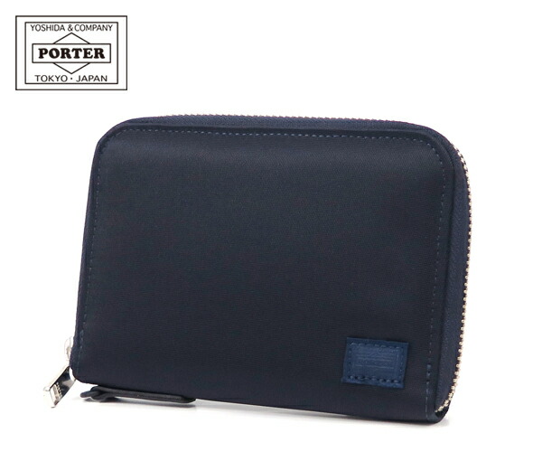 楽天市場】porter 財布 二つ折り ネイビーの通販