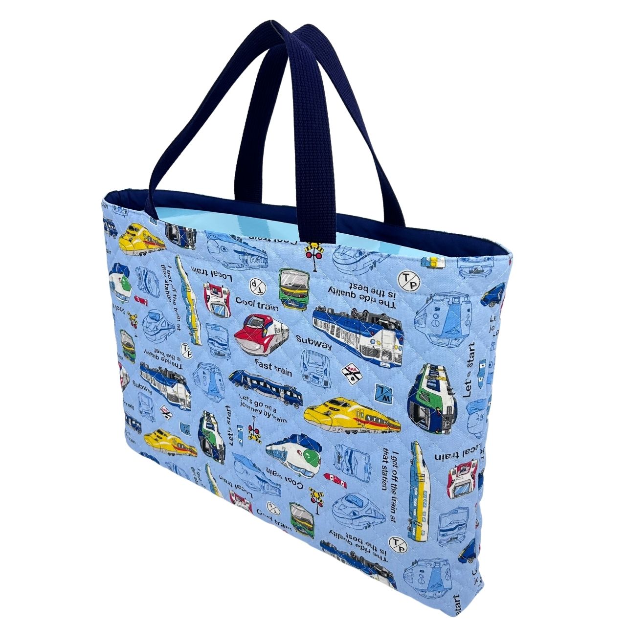 楽天市場】入園 入学 4点セット いろんな 電車 ライトブルー