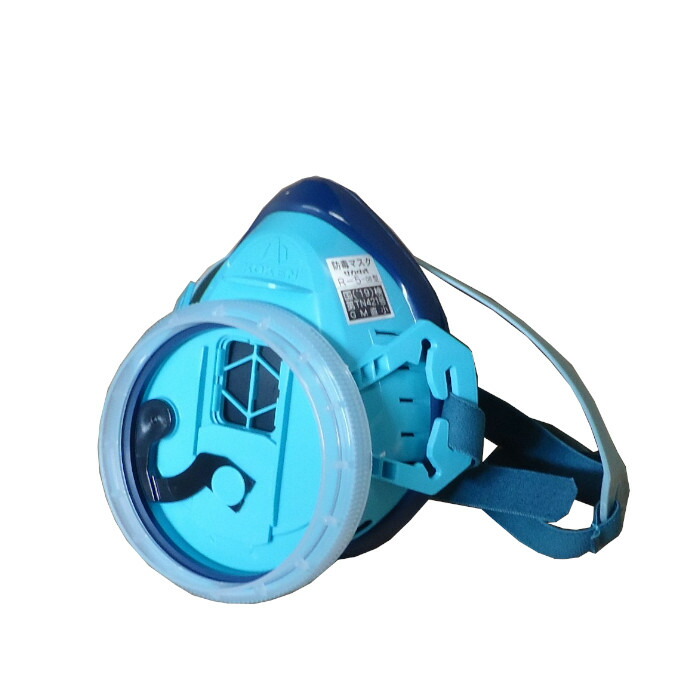 楽天市場】興研 防毒マスク R-5-08型 （面体のみ） サカイ式 低濃度用