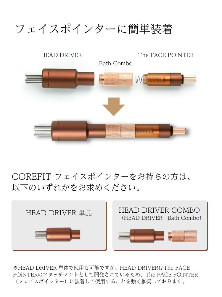 ボディ・フェイスケア Face Pointer II COREFIT HEAD D KIT COREFIT