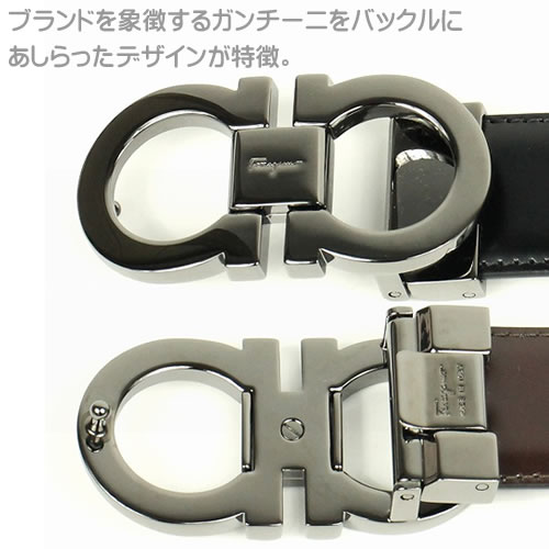 楽天市場】フェラガモ ベルト レザーベルト メンズ ガンチーニ