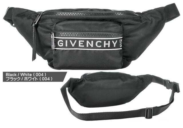 GIVENCHY ナイロン製ボディバッグ ブラック/ホワイト！最終値下げ