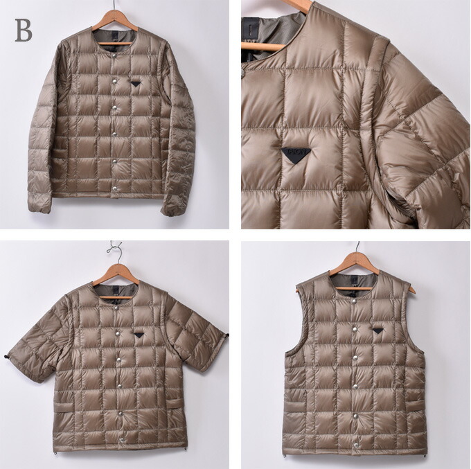 楽天市場】【TAION EXTRA】タイオンエクストラCREW NECK INNER DOWN