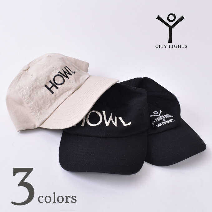 楽天市場】City Lights Bookstore / HOWL・LOGO CAPシティ ライツ