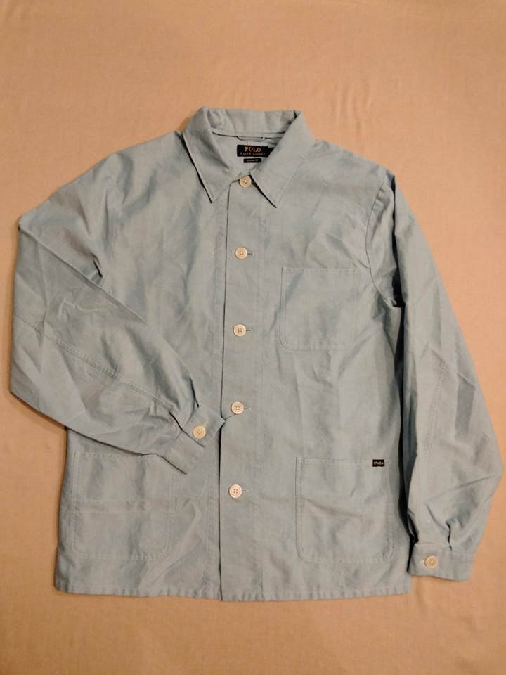 楽天市場】ポロ ラルフローレン ジャケット ブルー カバーオール