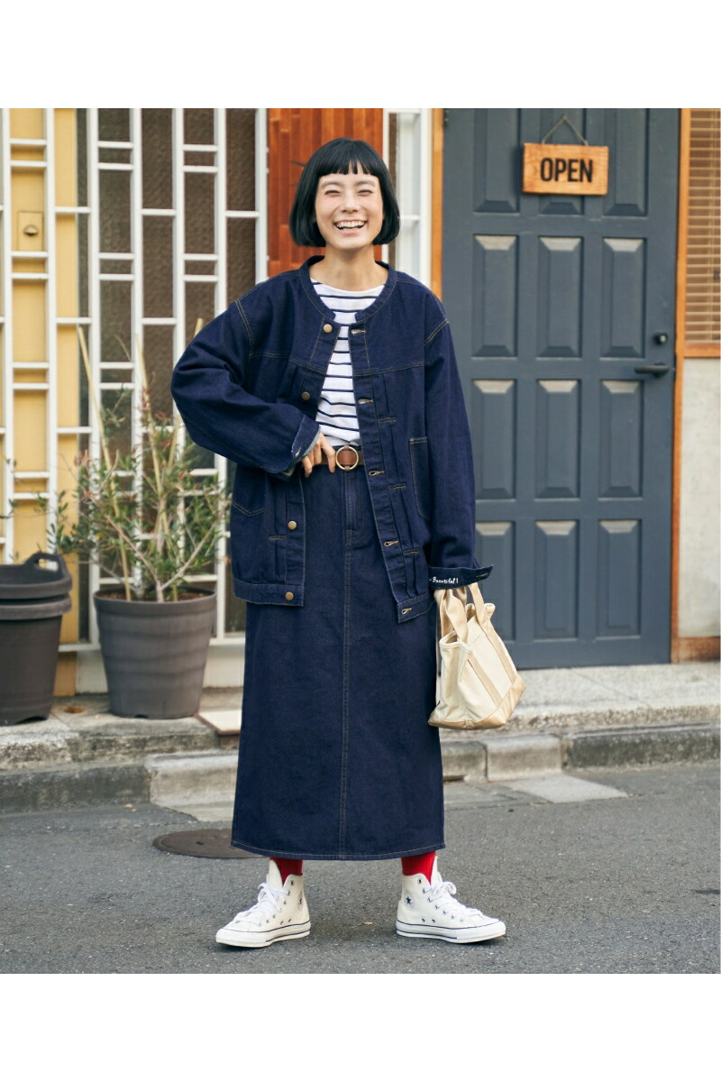 楽天市場】【ポイント10倍 3/1 0:00〜23:59まで】LBCデニムノーカラー