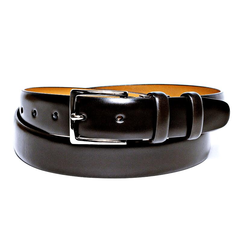 楽天市場】コードバン ベルト メンズ ブラウン 日本製 ビジネス ダーク