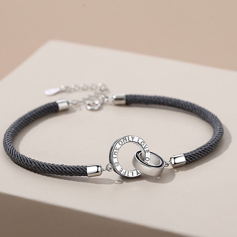 楽天市場】ペアブレスレット ペアルック カップル お揃い 金属