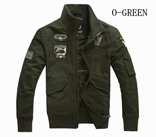 楽天市場】ライダースJKT メンズ ミリタリーJKTミリタリージャケット