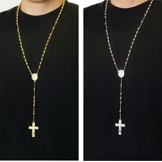楽天市場】ROZARIO NECKLACE ロザリオ ネックレス ハイクオリティー