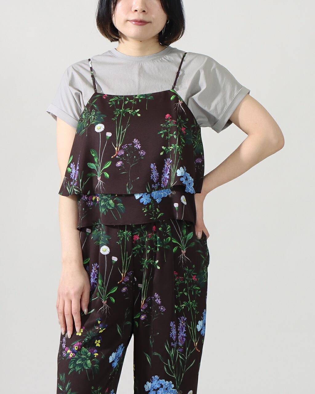 楽天市場】【26SS先行予約】TICCA ティッカ フラワープリントビスチェ