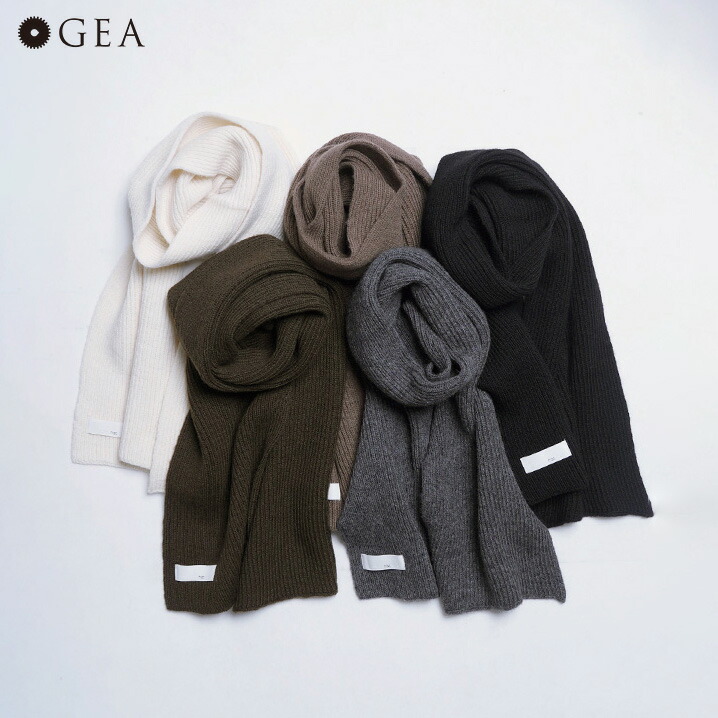 楽天市場】satoseni standard SHION Knit muffler ニット マフラー