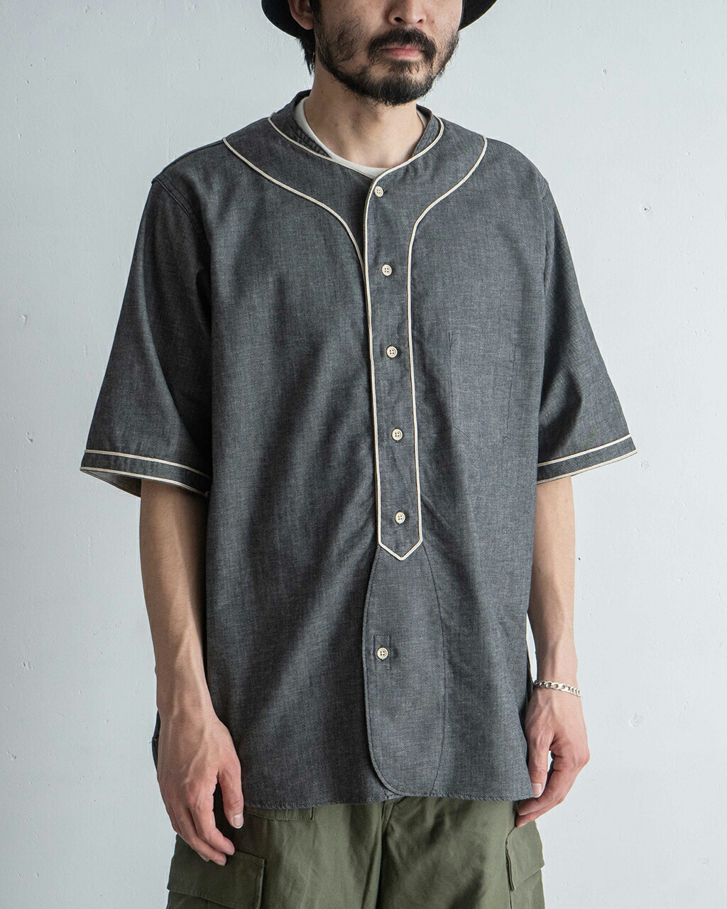 楽天市場】ナイジェル・ケーボン Nigel Cabourn ベースボールシャツ