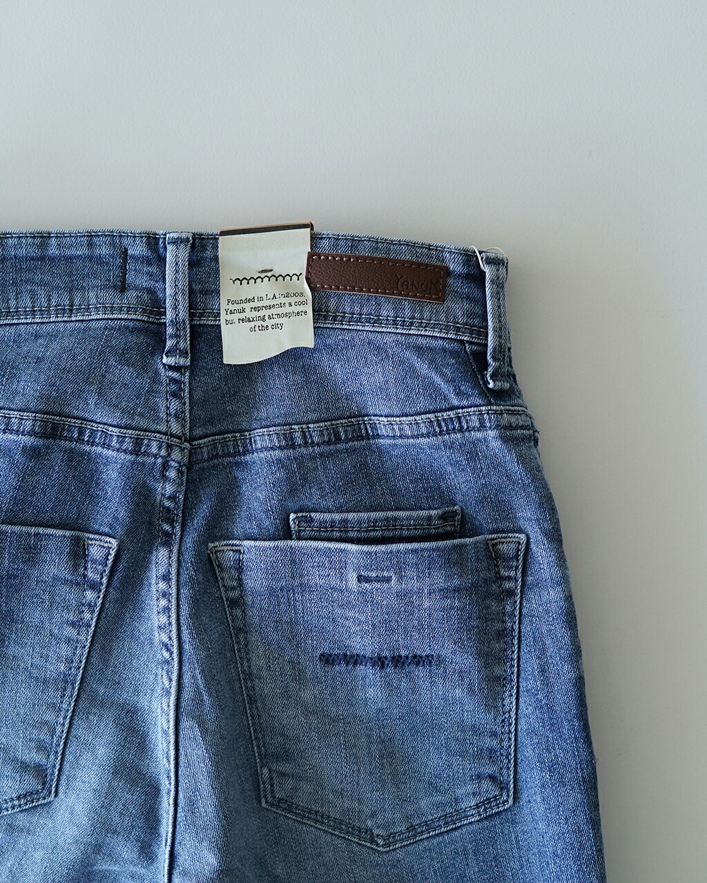楽天市場】ヤヌーク YANUK ブーツカットFLB デニム ハイウエスト