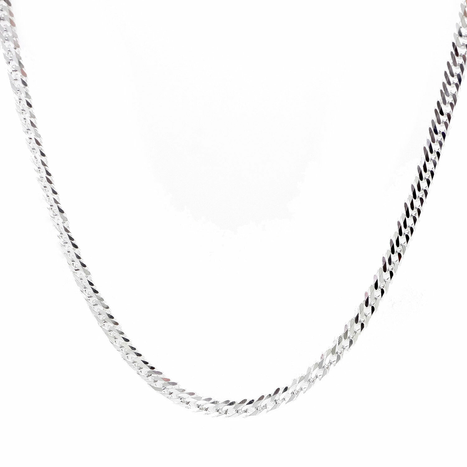 楽天市場】イタリア製 シルバー925 ダブル 喜平 ネックレス メンズ ko