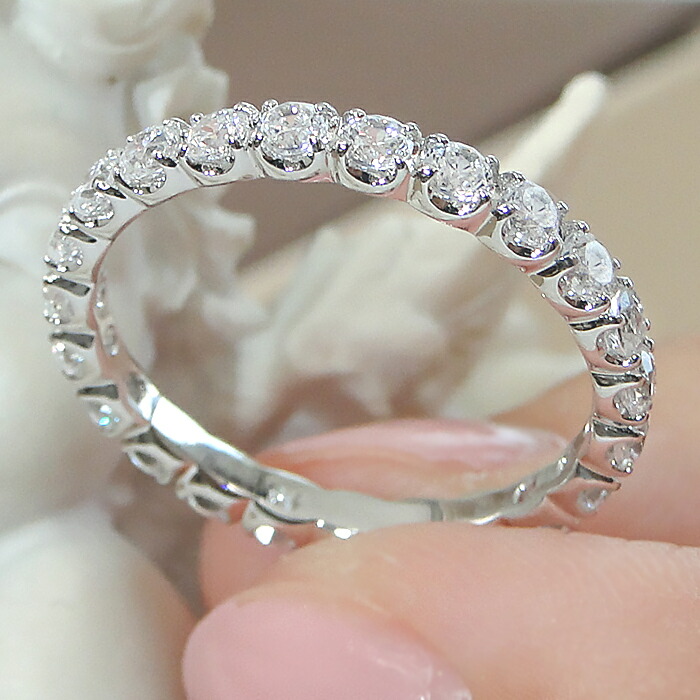 楽天市場】Pt900／K18YG 豪華【1.0ctUP】ダイヤモンド フルエタニティ