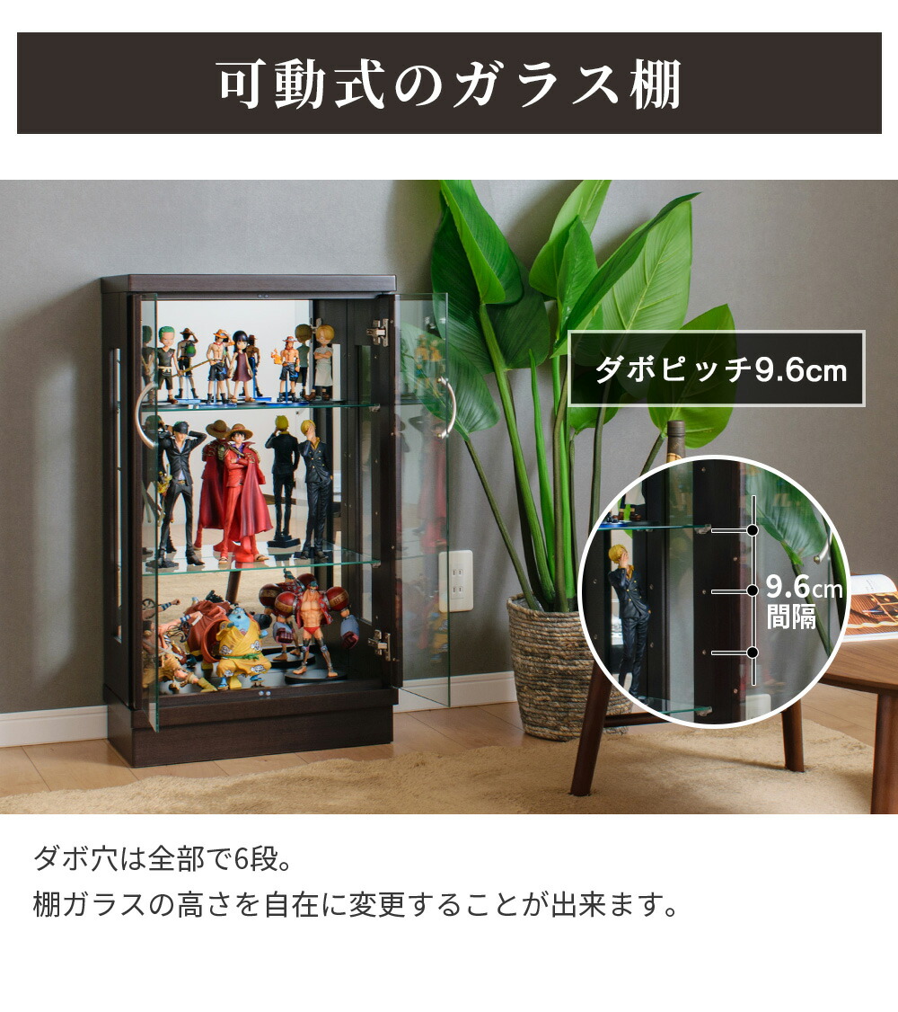 楽天市場】コレクションケース 幅50 ロータイプ 小型 コレクション