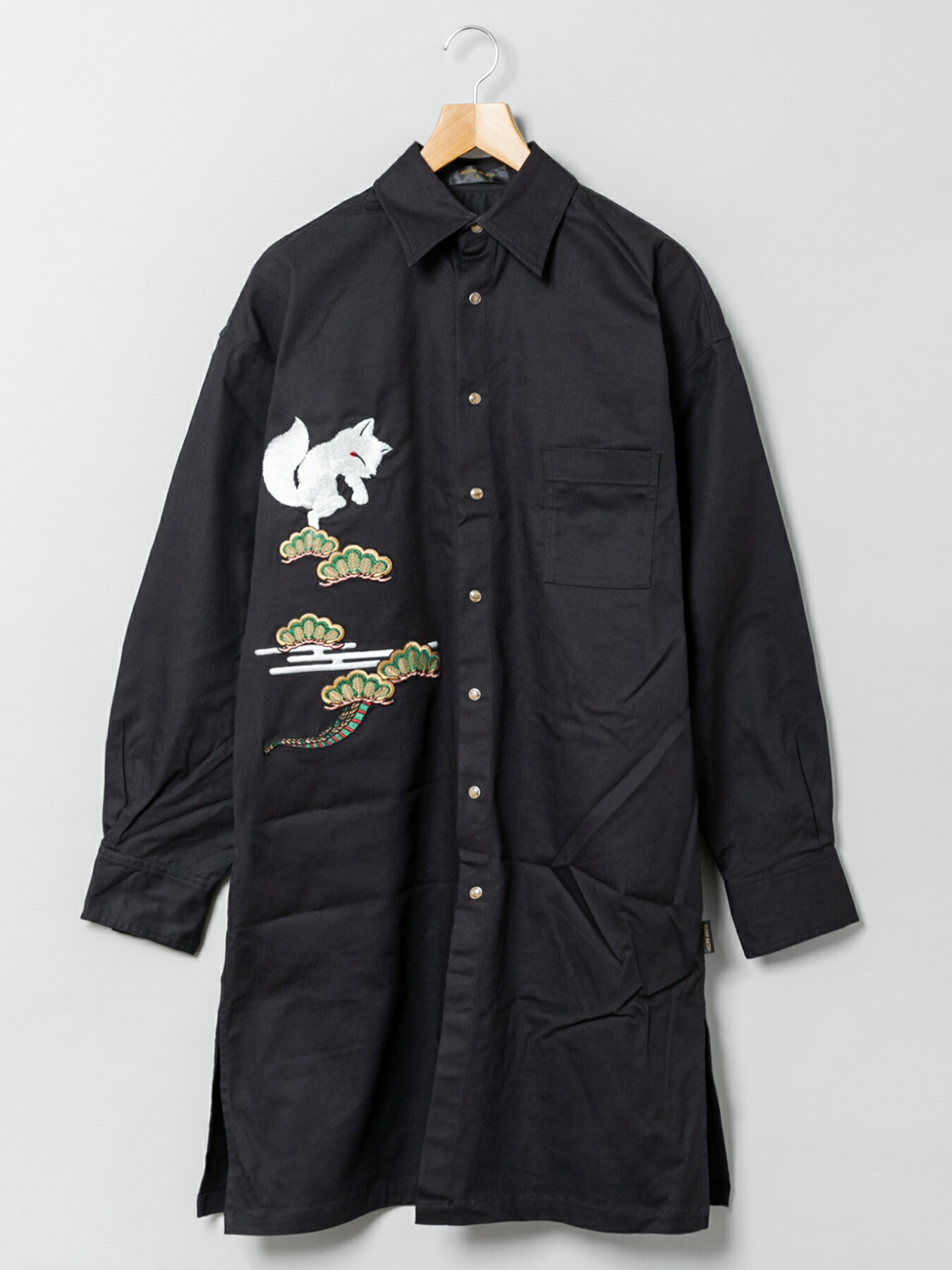 楽天市場】＜送料無料＞【今昔 -KON-JAKU-】“月下龍虎” 総刺繍 ロング