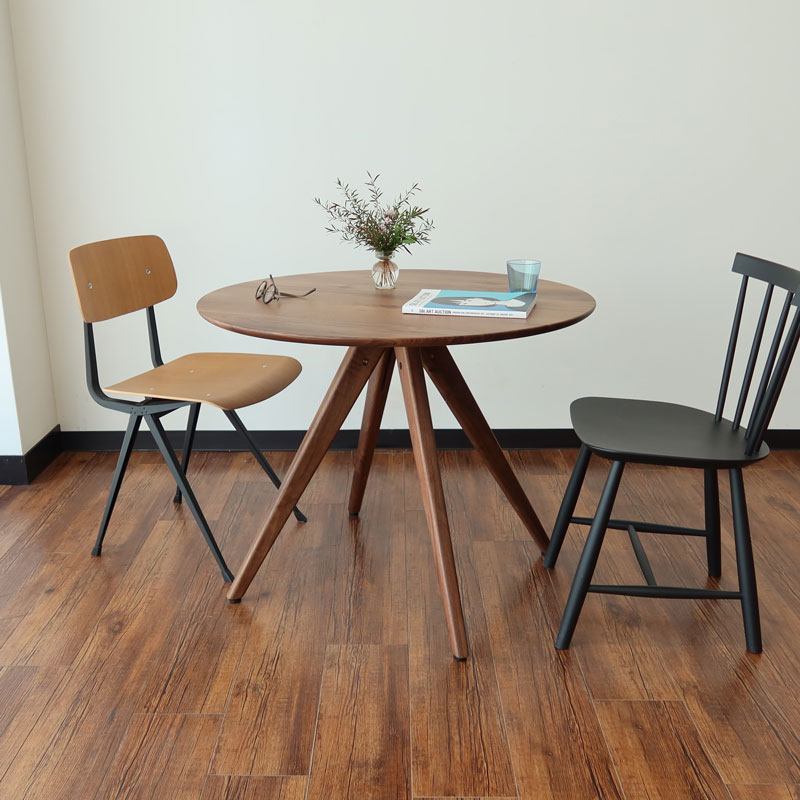 楽天市場】90cm丸テーブル 丸テーブル 円卓 ダイニングテーブル 無垢材