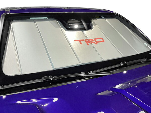 楽天市場】USトヨタ純正 専用設計 TRDロゴ入 サンシェード 吸盤不要