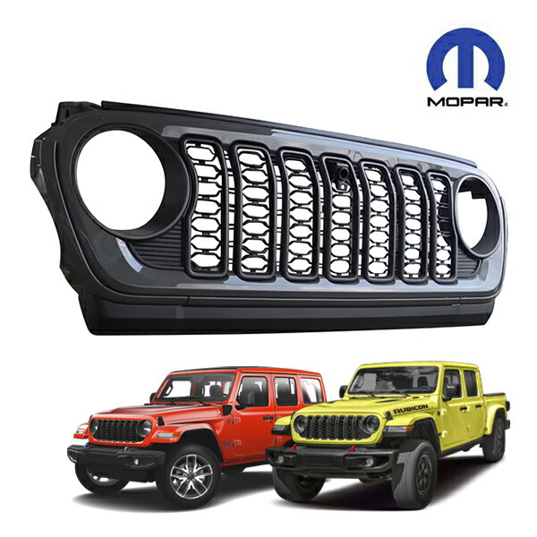 楽天市場】MOPAR純正 2024フェイス グリルキット 塗装タイプ カメラ