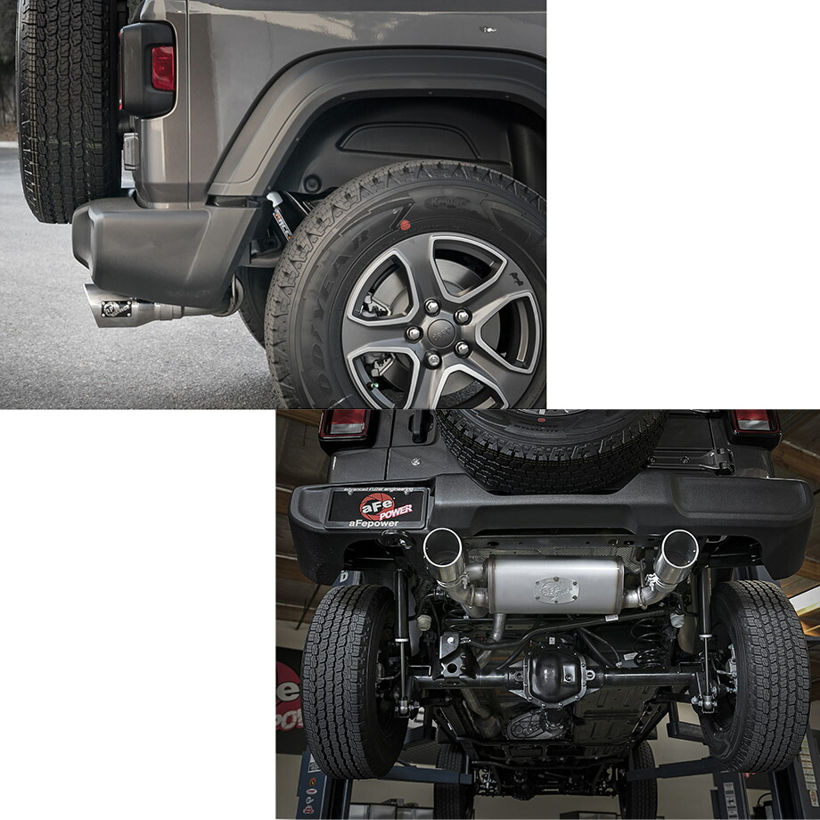 楽天市場】18y- ラングラー JL AFEパワー マフラー レベルシリーズ