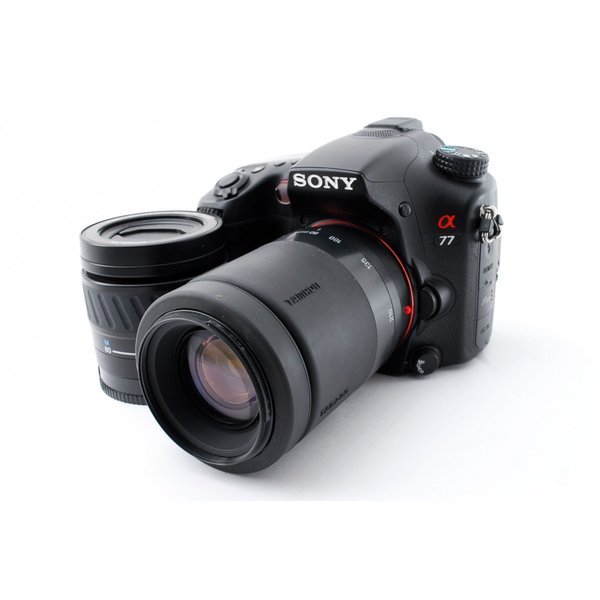 楽天市場】【中古】ソニー SONY α77 SLT-A77V 標準&望遠ダブルズーム