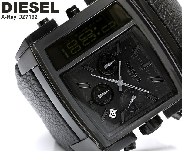 楽天市場】DIESEL ディーゼル メンズ 腕時計 デジアナ アナデジ クロノ