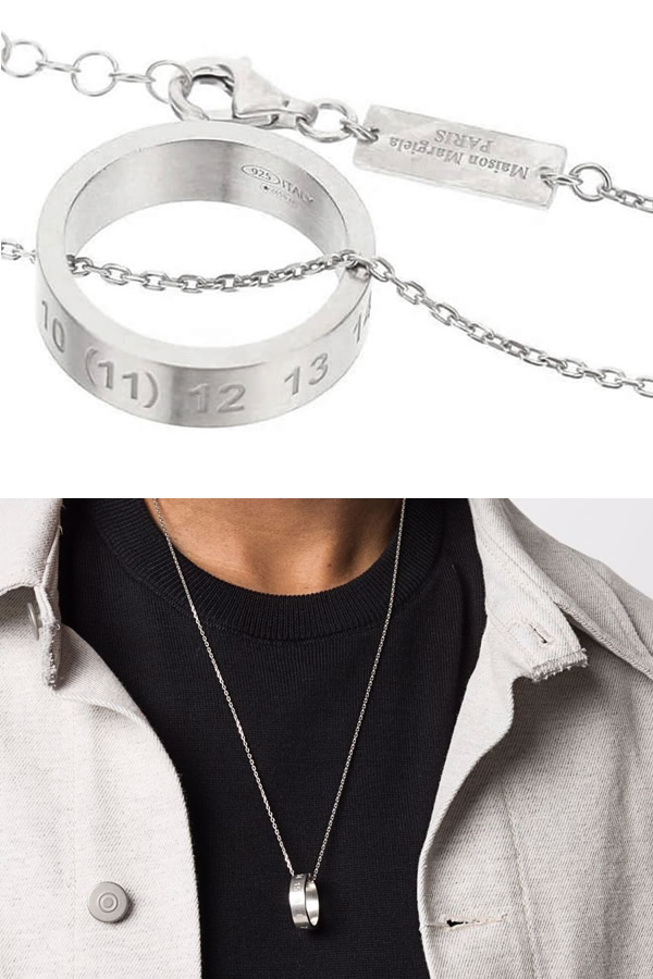 楽天市場】MAISON MARGIELA メゾンマルジェラ ネックレス シルバー