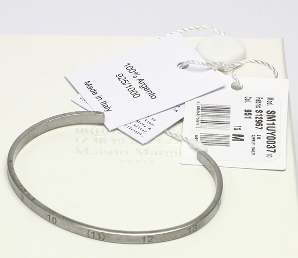 楽天市場】MAISON MARGIELA メゾンマルジェラ バングル シルバー