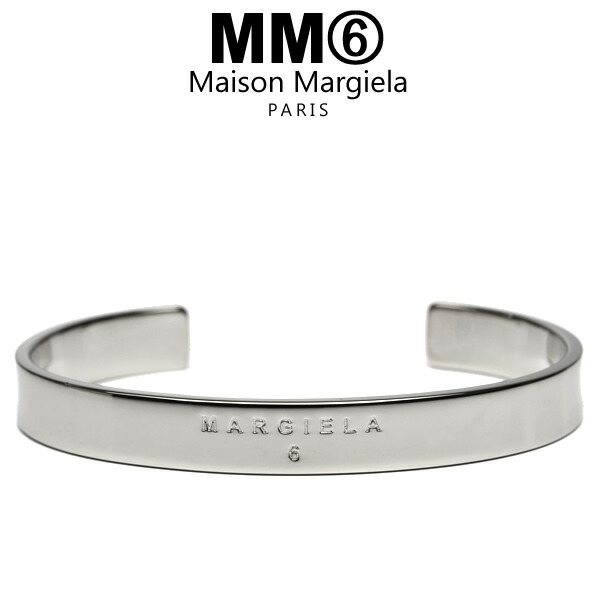 マルジェラ mm6 シルバーカラー オープンバングル 真鍮 イタリア製