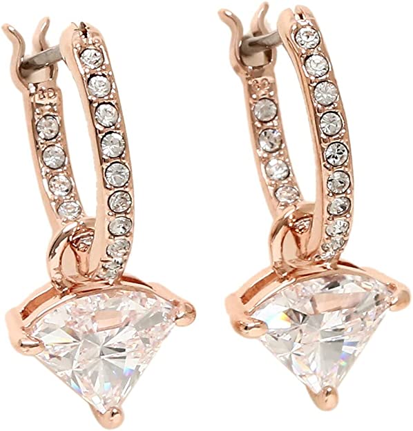 楽天市場】スワロフスキー ピアス レディース ピンクゴールド シンプル