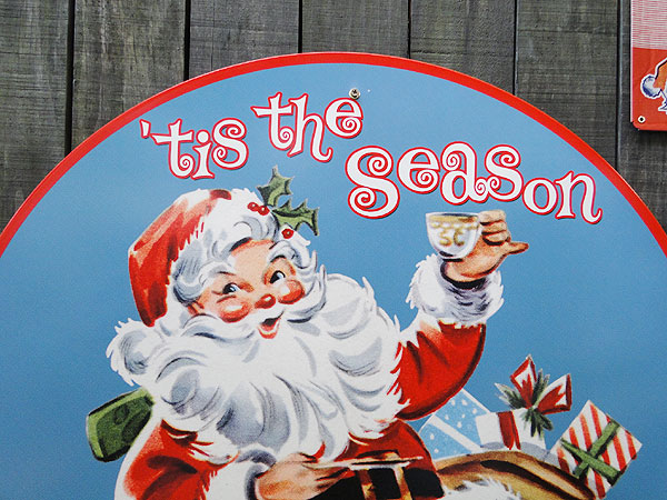 楽天市場】☆稀少な絶盤品☆ クリスマス U.S.ヘヴィースチールサイン