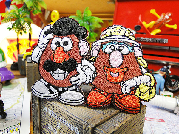 楽天市場】キャラクターワッペン （ミスター＆ミセスポテトヘッド