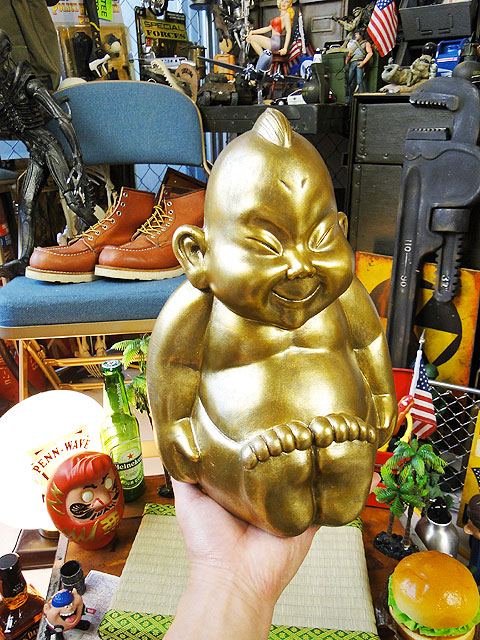 楽天市場】大阪名物ビリケンさんの縁起のええ置物 （Lサイズ） ※ミニ畳